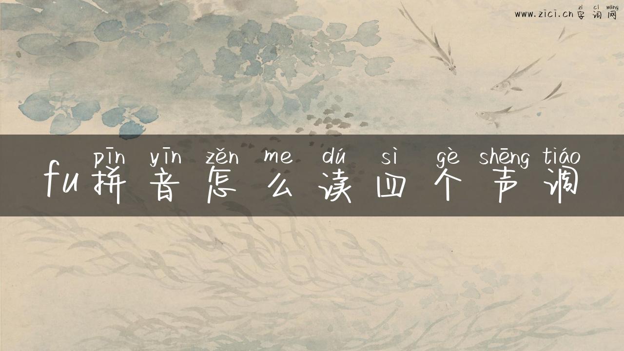 fu拼音怎么读四个声调