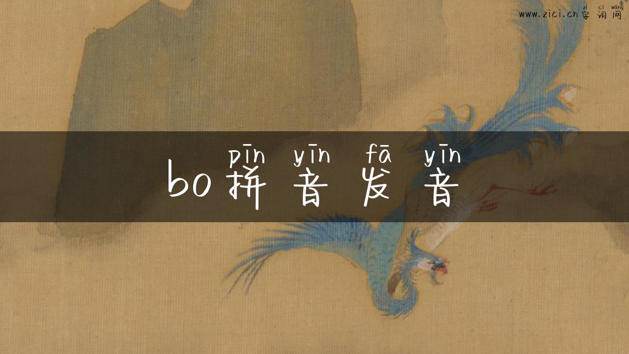 bo拼音发音