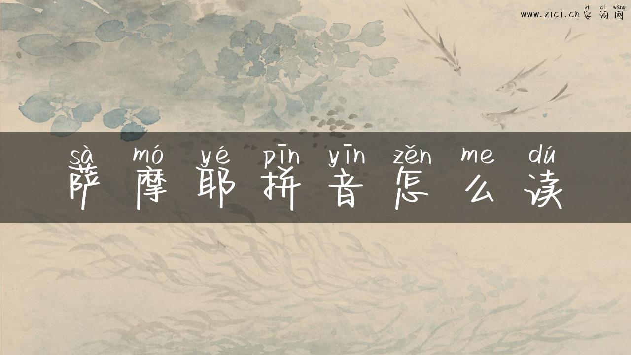 萨摩耶拼音怎么读