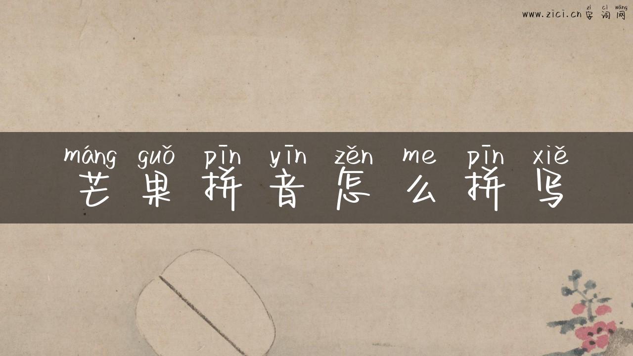芒果拼音怎么拼写