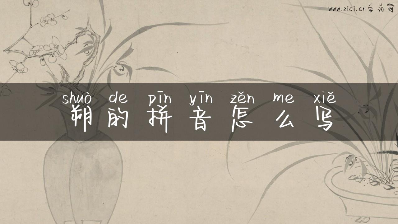 朔的拼音怎么写