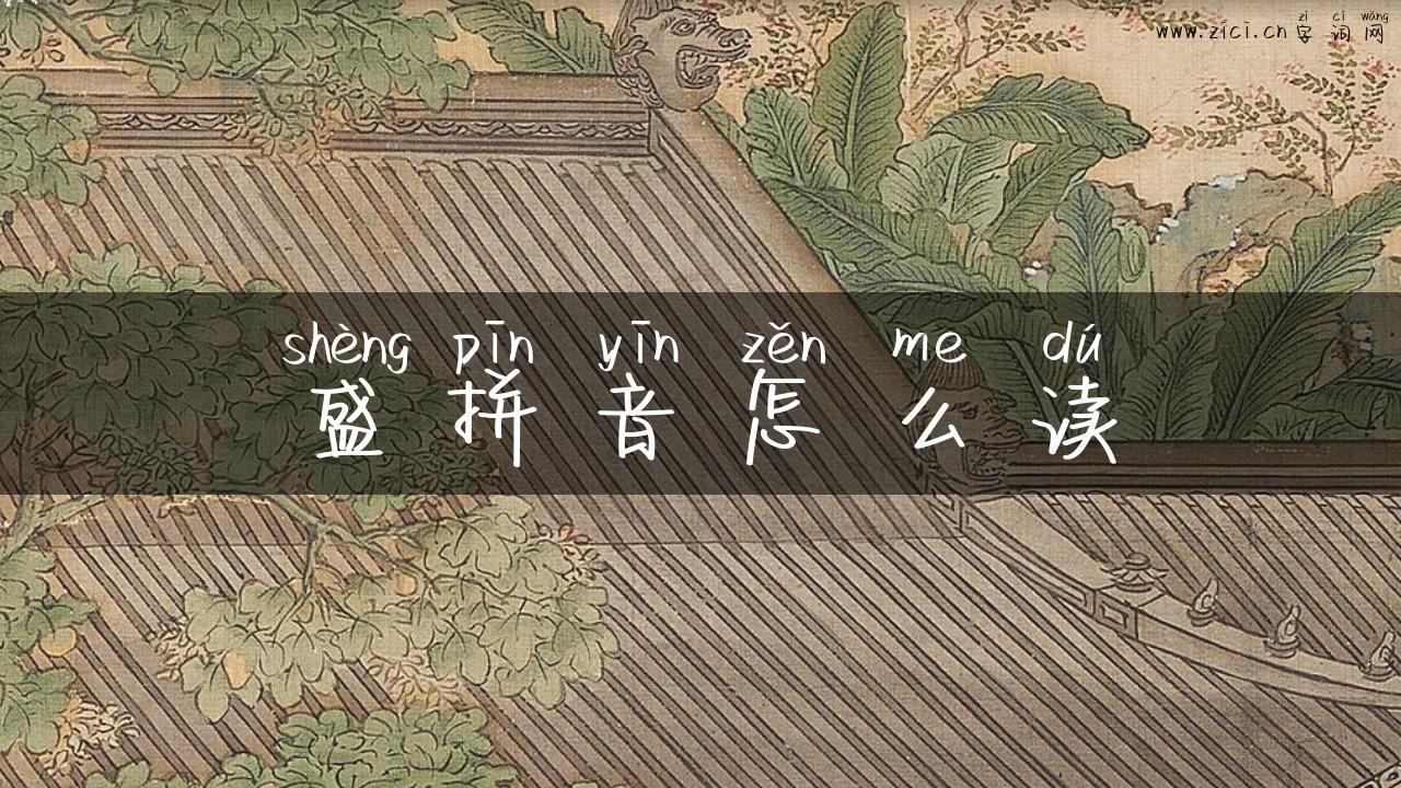盛拼音怎么读
