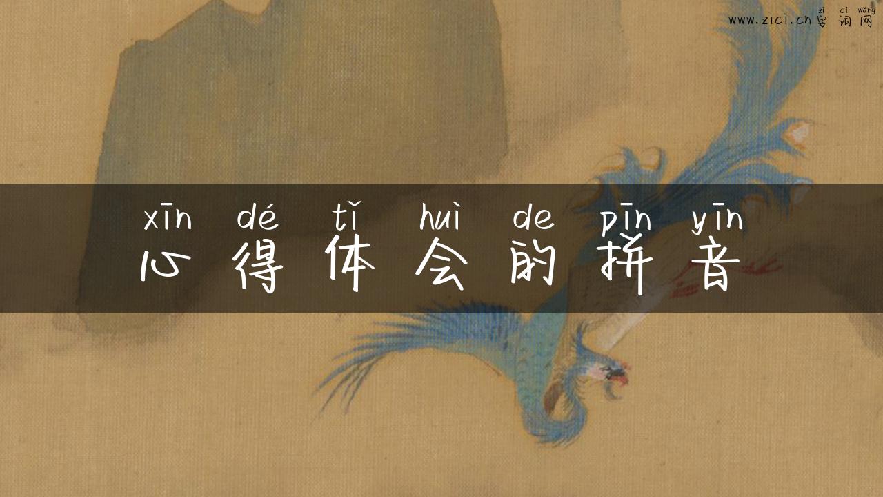 心得体会的拼音