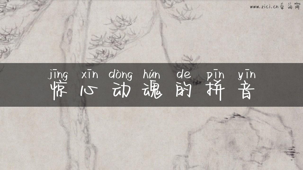 惊心动魂的拼音