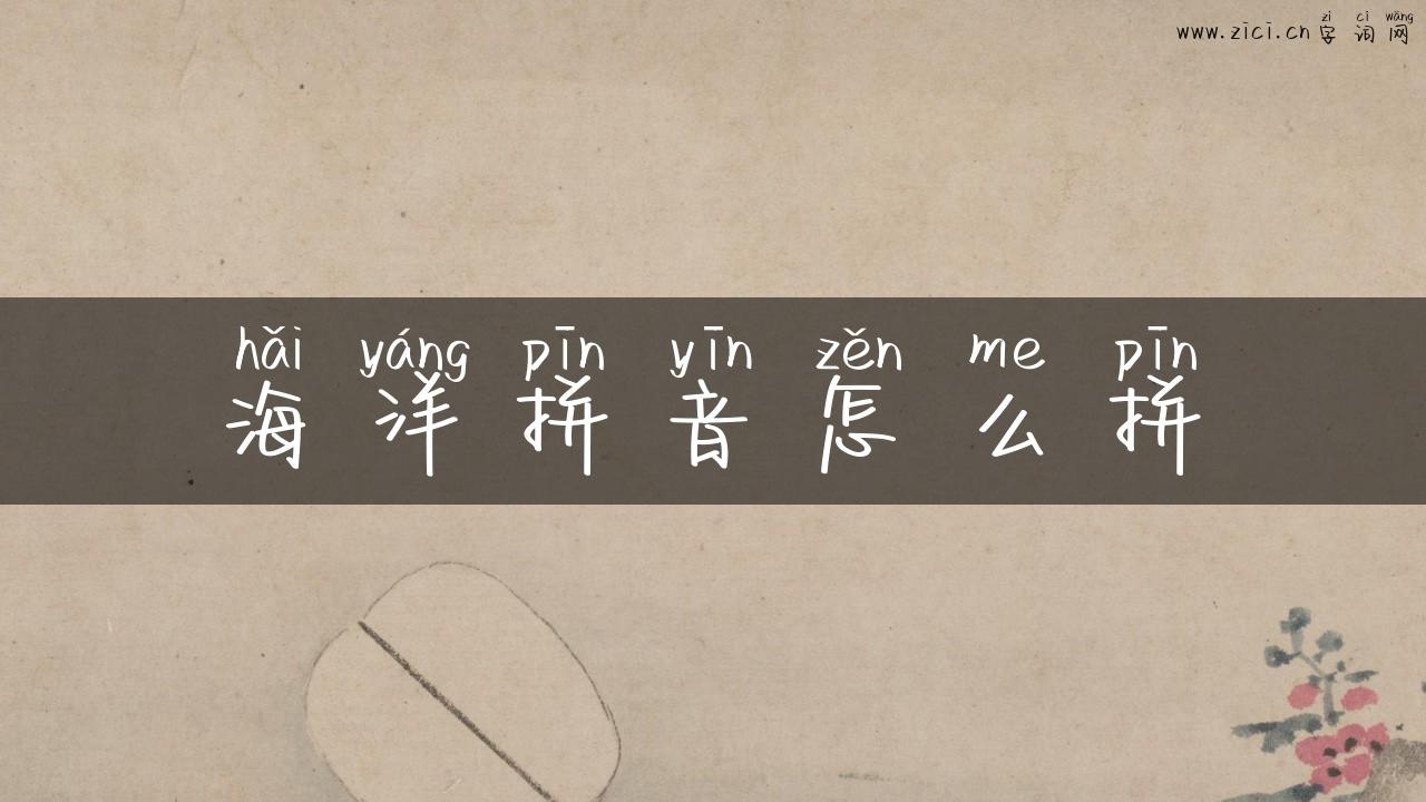 海洋拼音怎么拼
