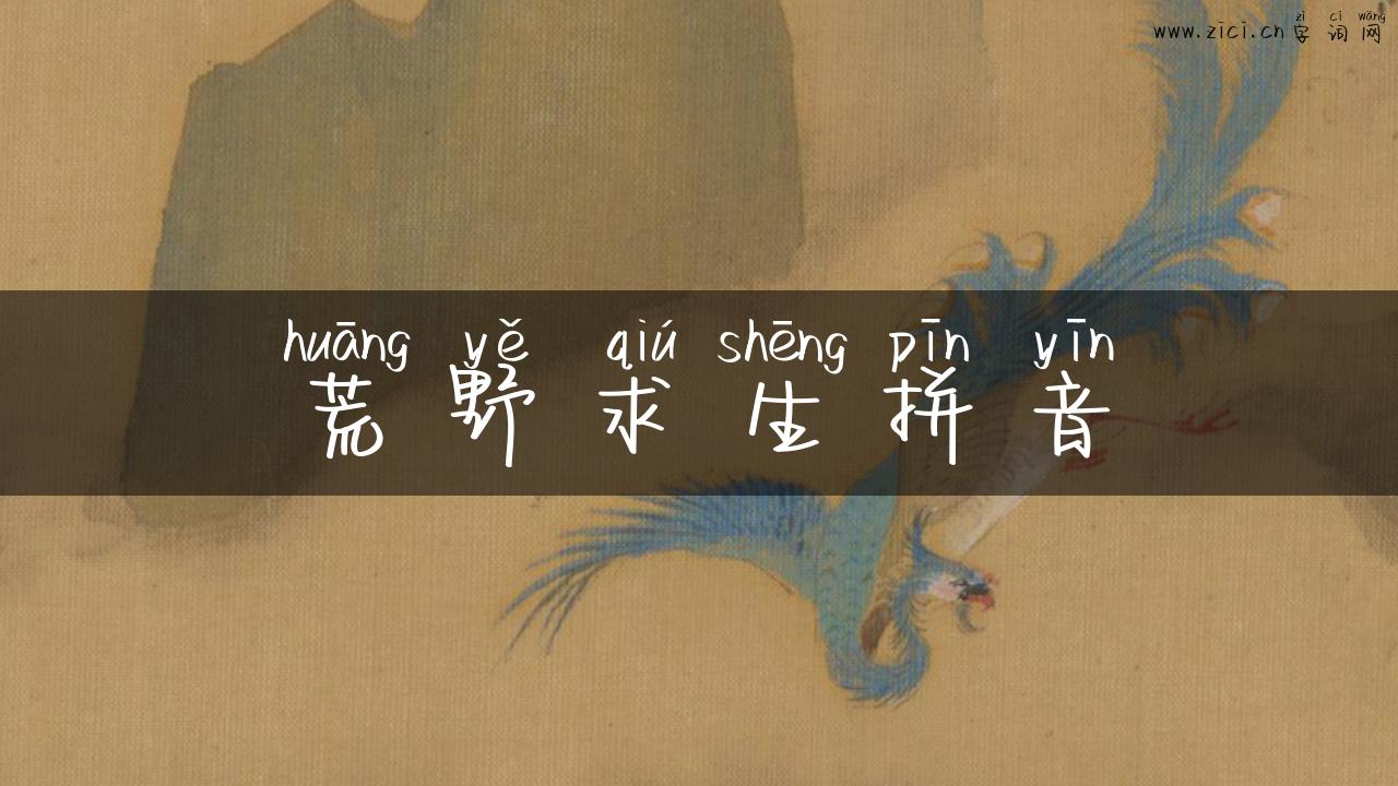 荒野求生拼音