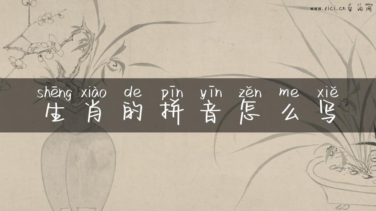 生肖的拼音怎么写
