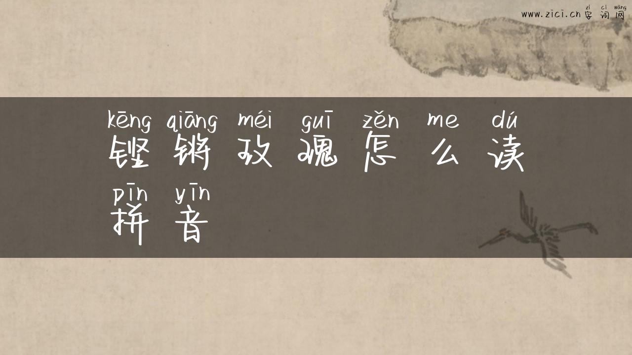 铿锵玫瑰怎么读拼音