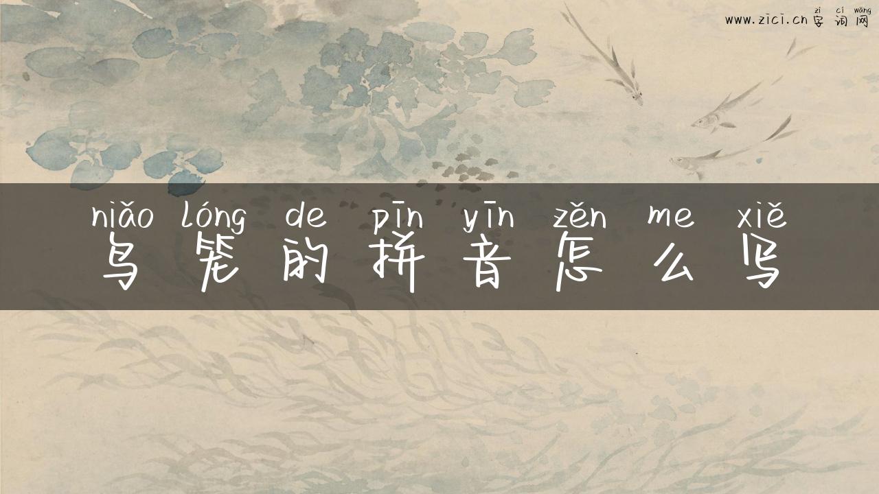 鸟笼的拼音怎么写