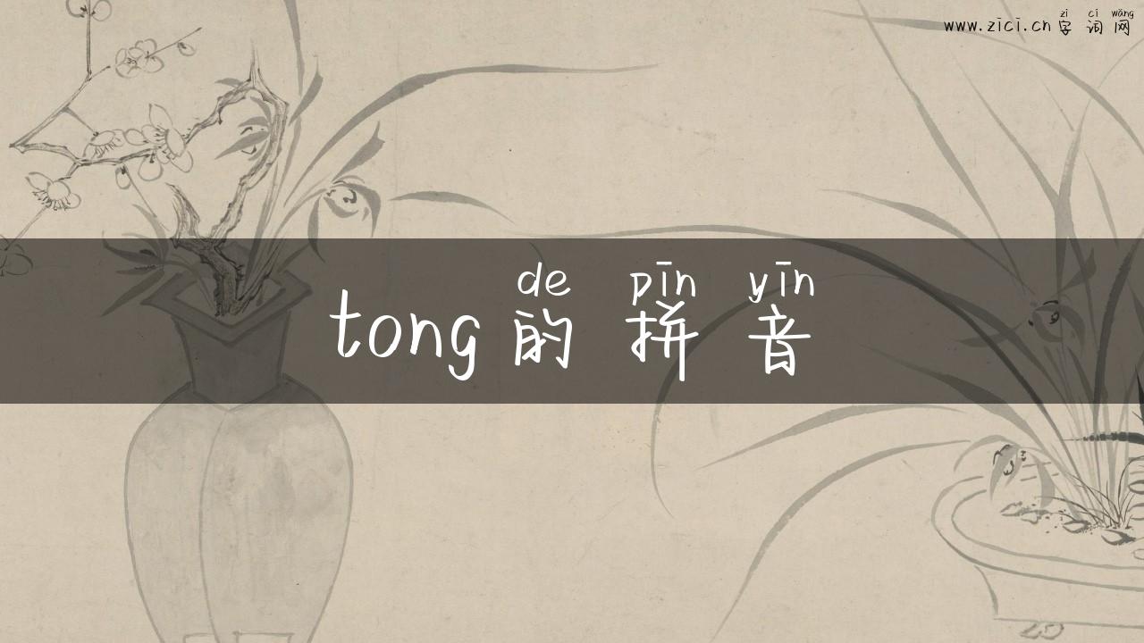 tong的拼音