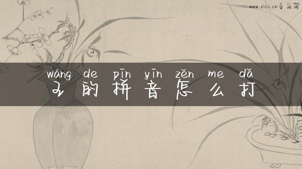 王的拼音怎么打