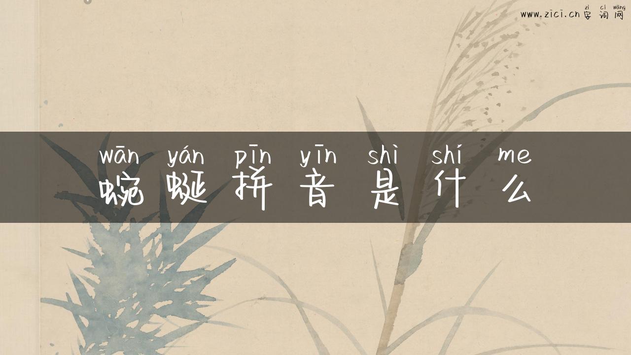 蜿蜒拼音是什么