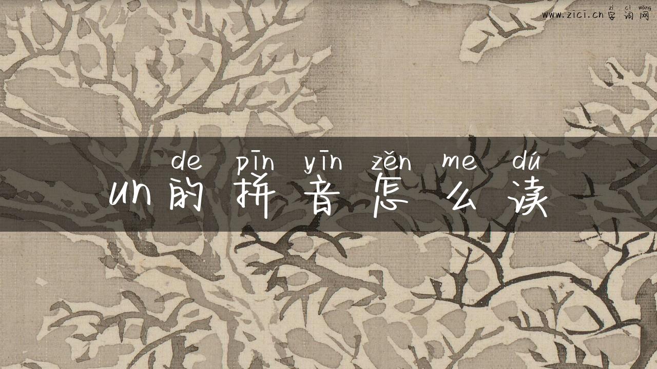 un的拼音怎么读