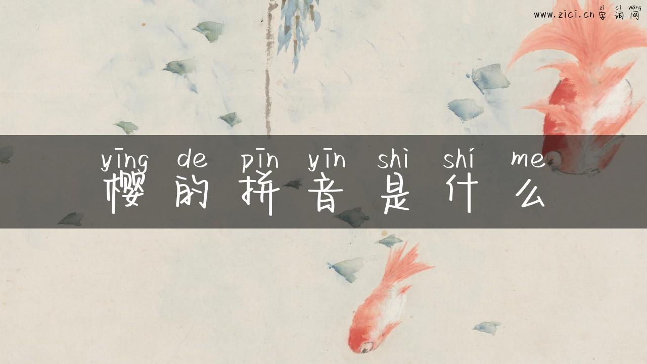 樱的拼音是什么