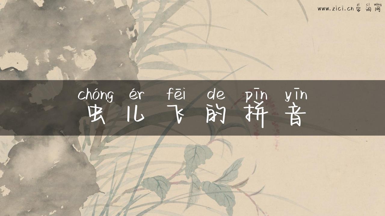 虫儿飞的拼音