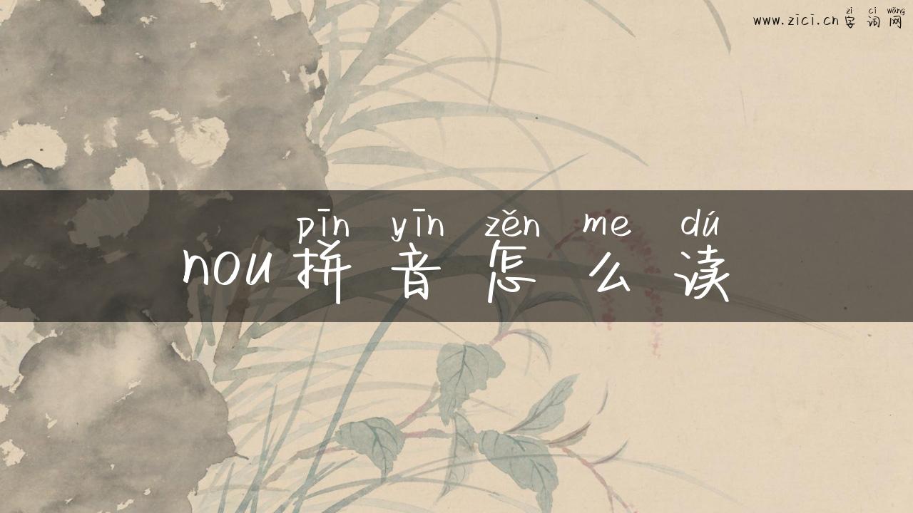 nou拼音怎么读