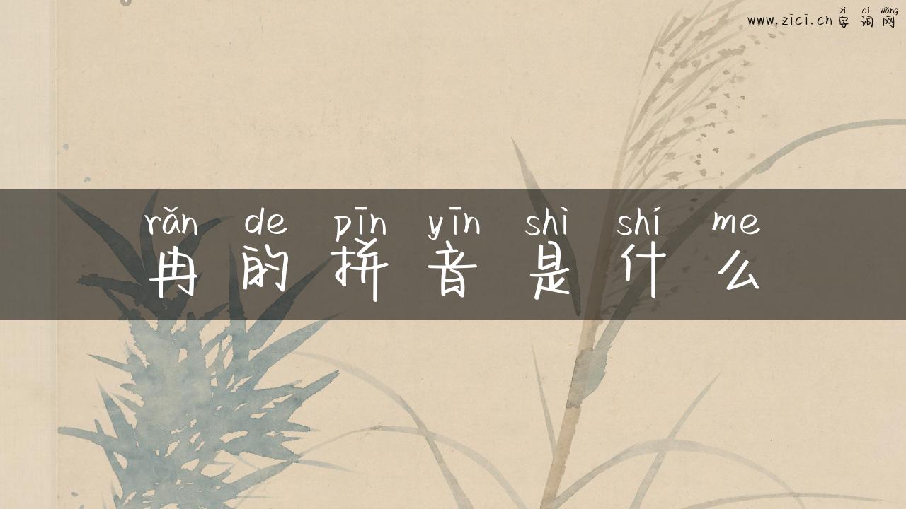 冉的拼音是什么