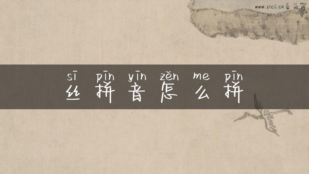 丝拼音怎么拼