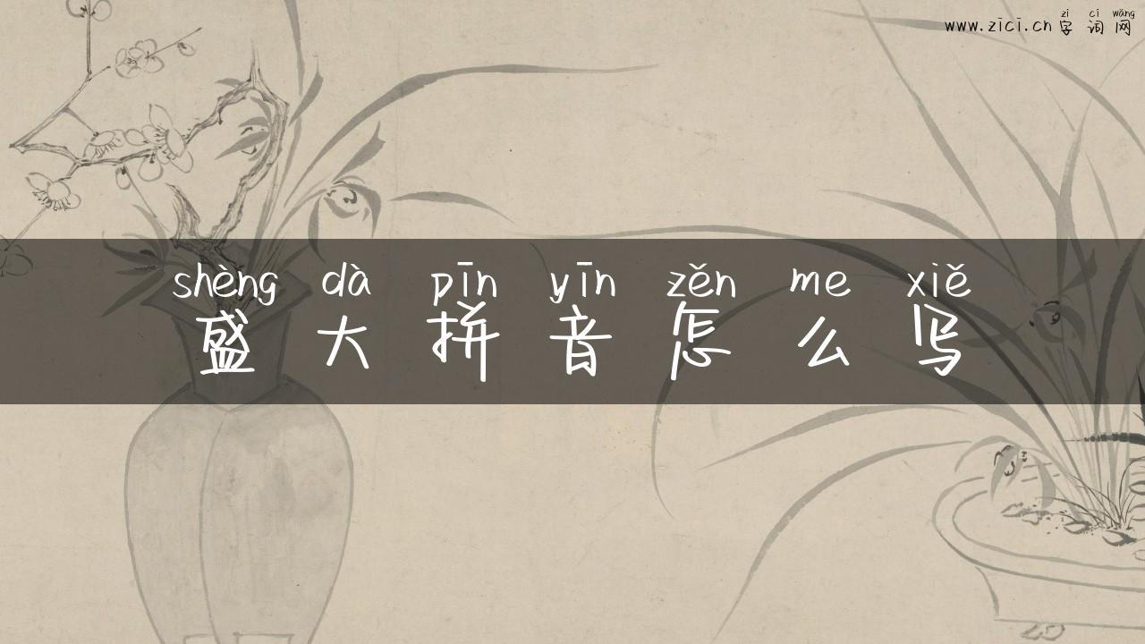 盛大拼音怎么写