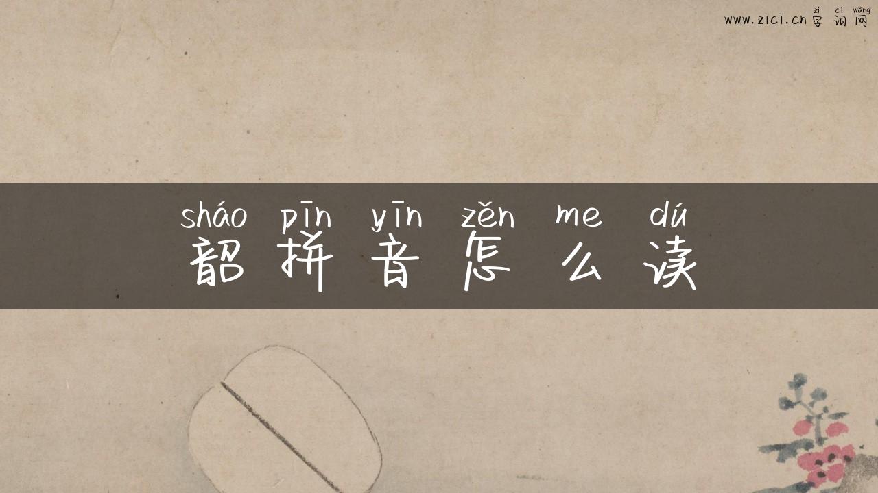 韶拼音怎么读