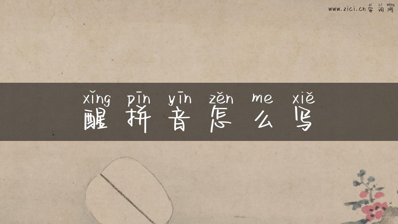 醒拼音怎么写