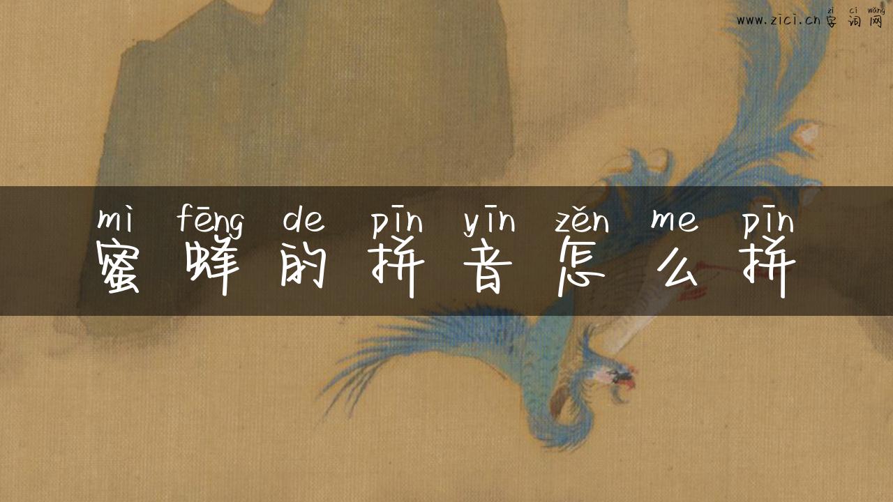 蜜蜂的拼音怎么拼