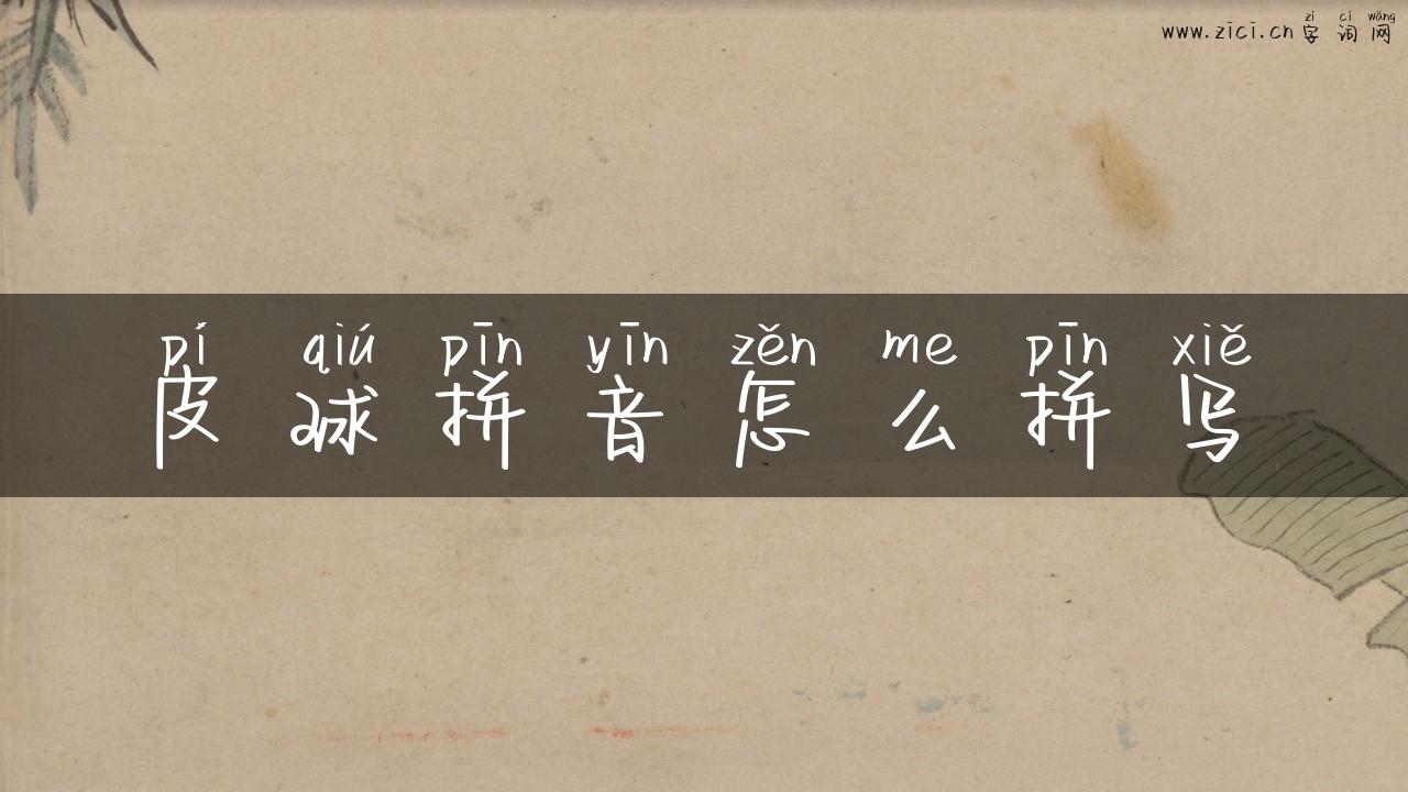 皮球拼音怎么拼写