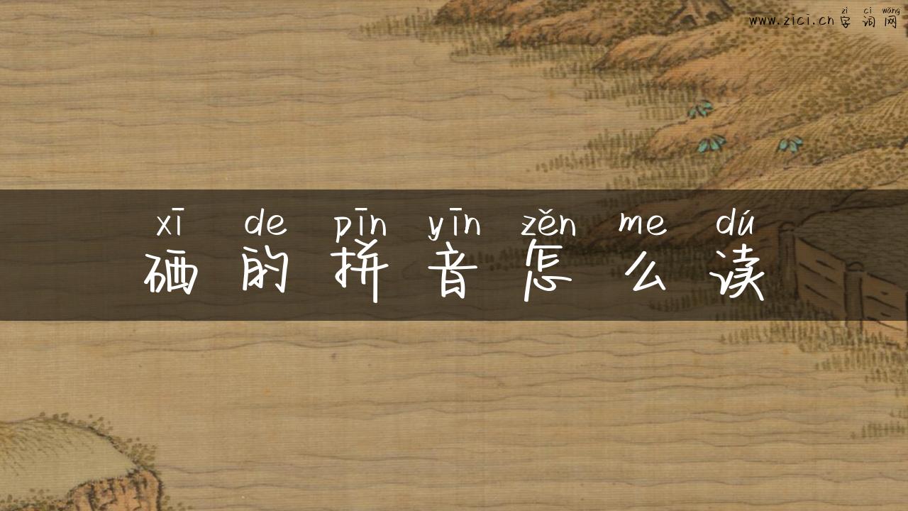 硒的拼音怎么读