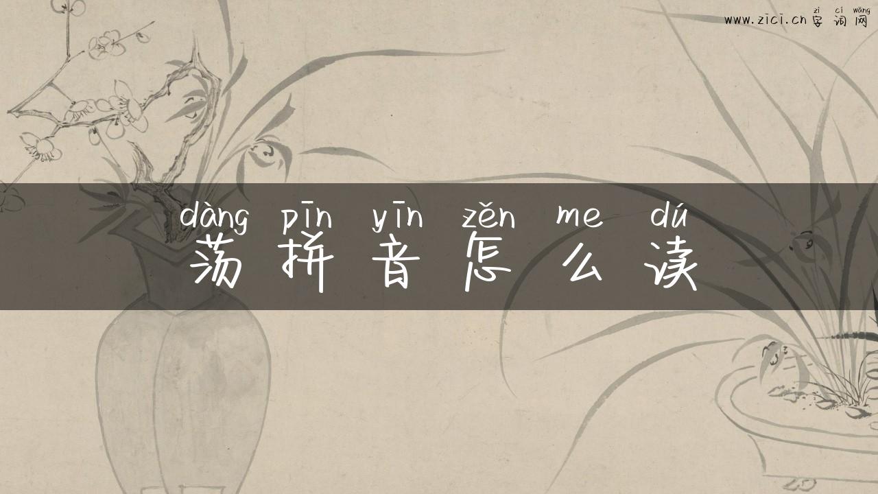 荡拼音怎么读