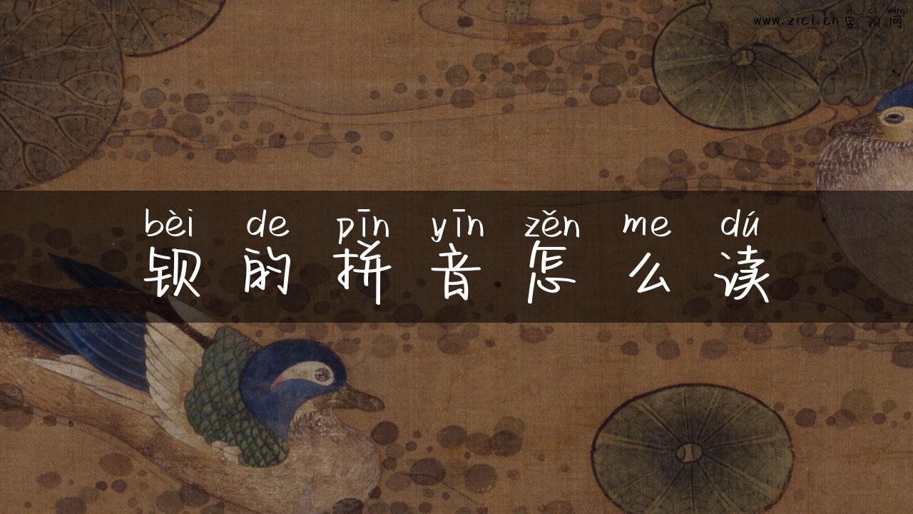 钡的拼音怎么读