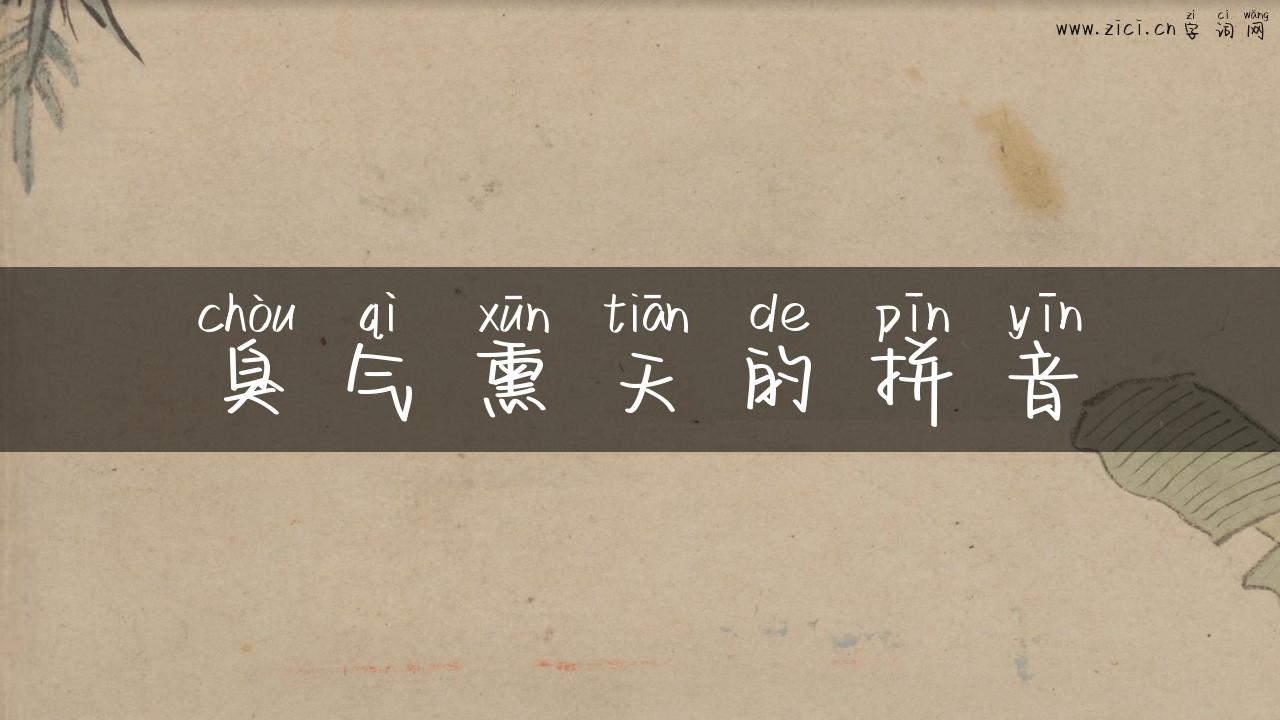 臭气熏天的拼音