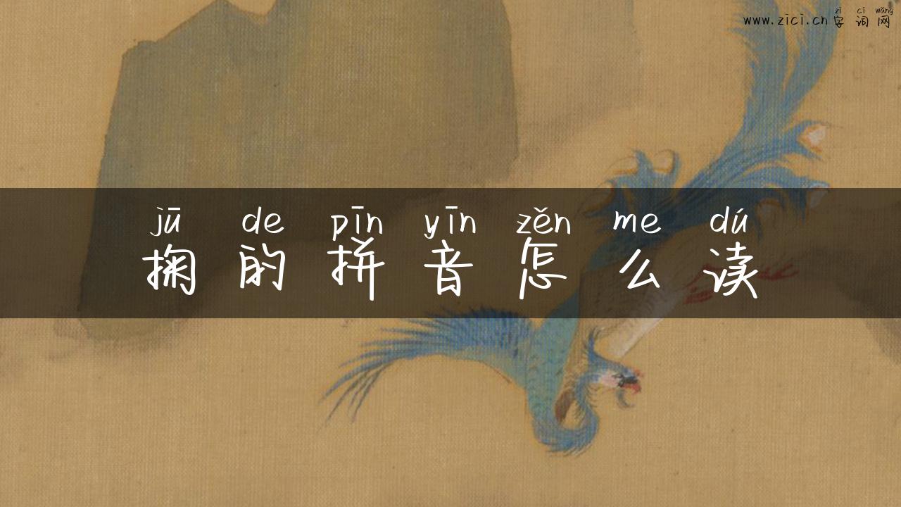 掬的拼音怎么读