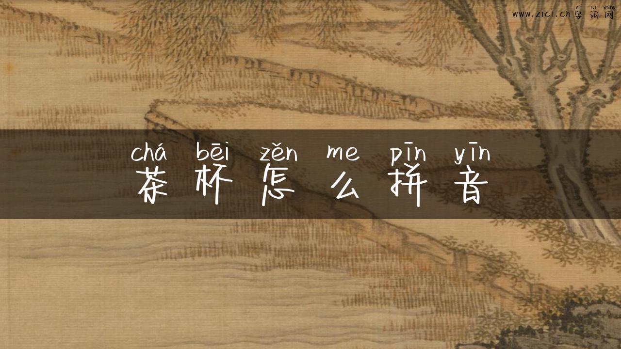 茶杯怎么拼音