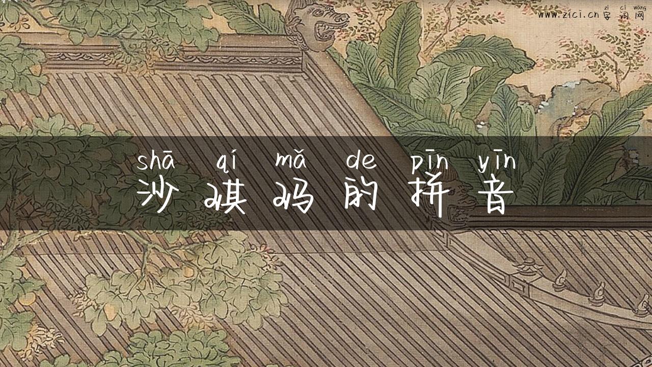 沙琪玛的拼音