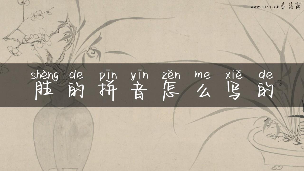 胜的拼音怎么写的