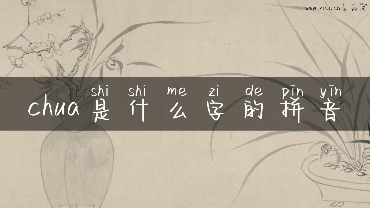 chua是什么字的拼音