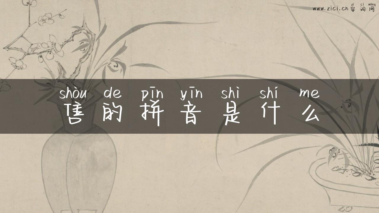 售的拼音是什么
