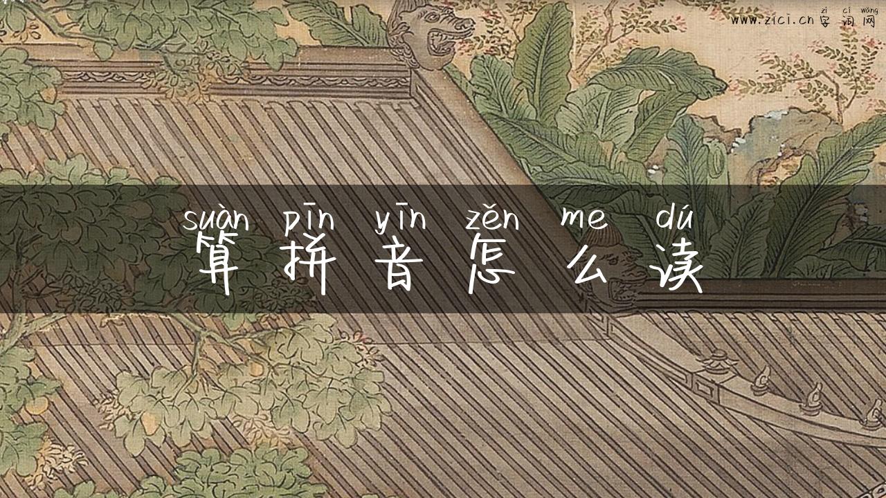 算拼音怎么读