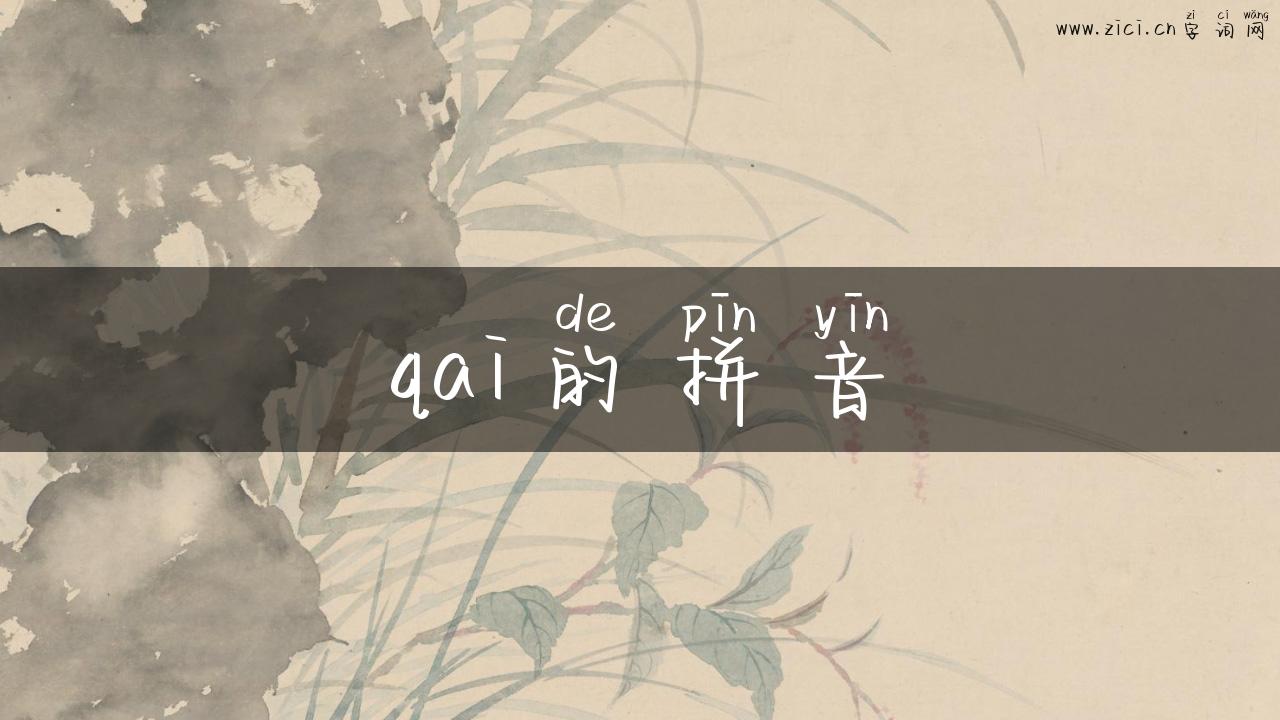 qai的拼音