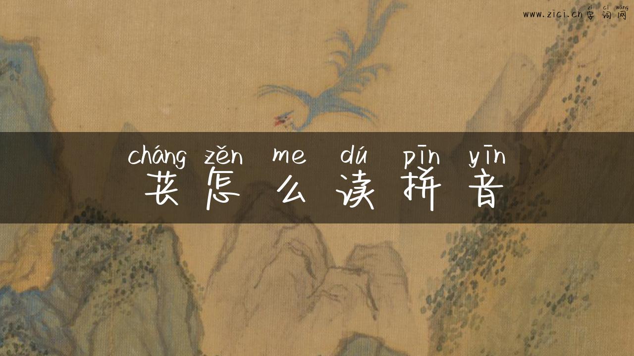 苌怎么读拼音