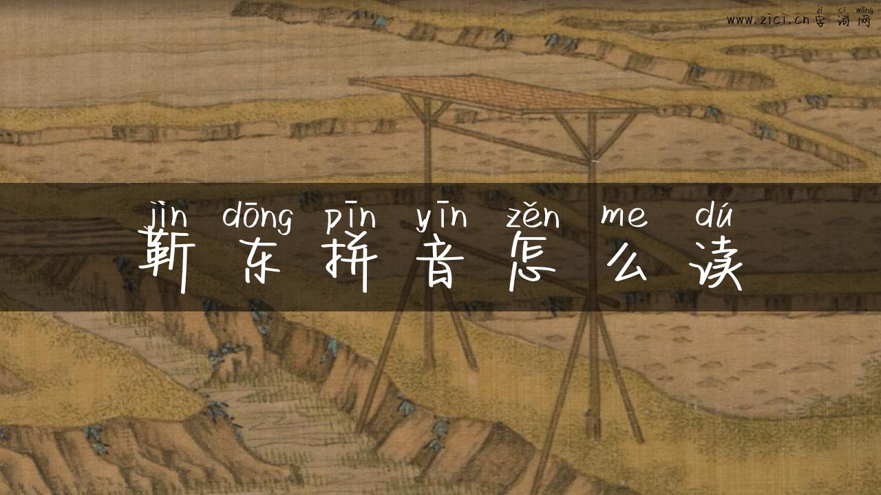 靳东拼音怎么读