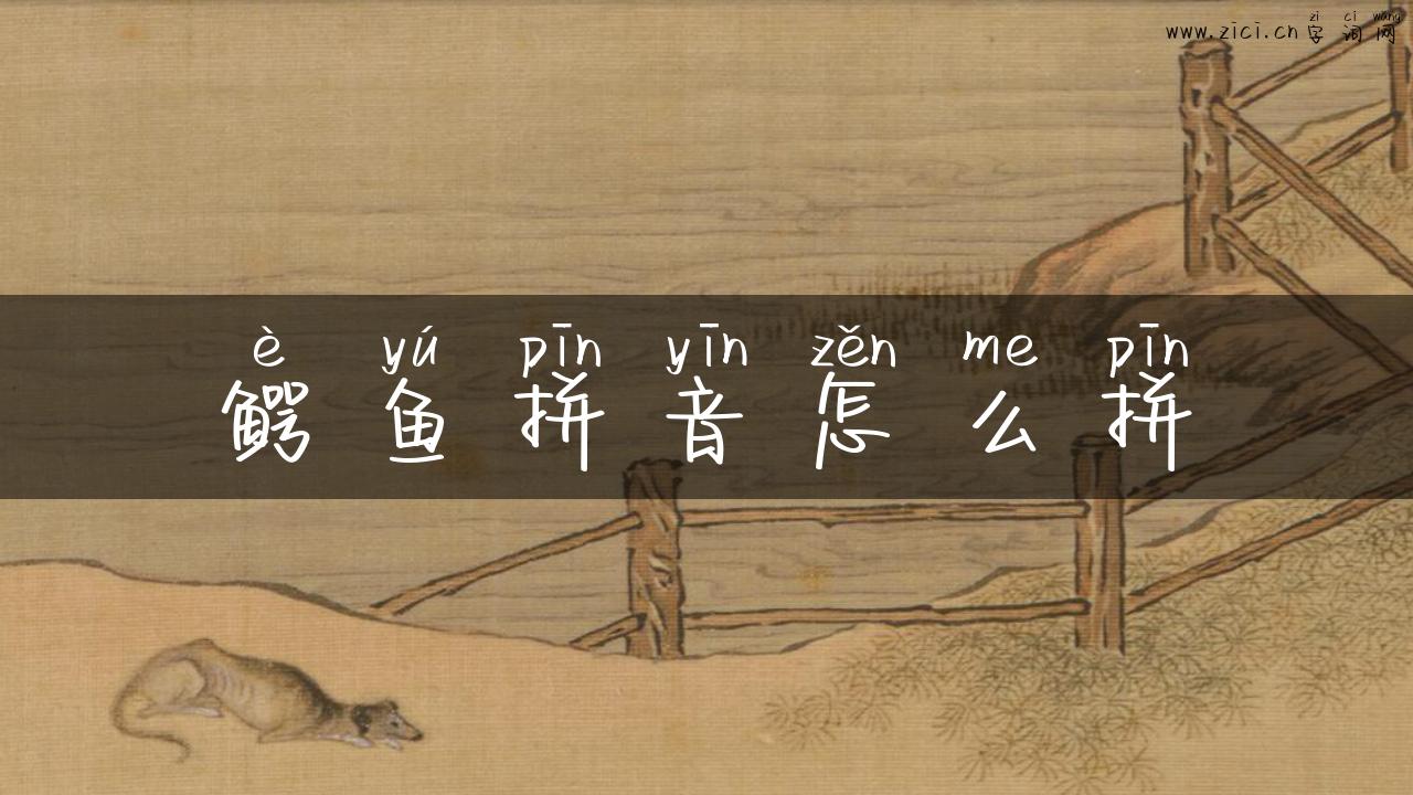 鳄鱼拼音怎么拼