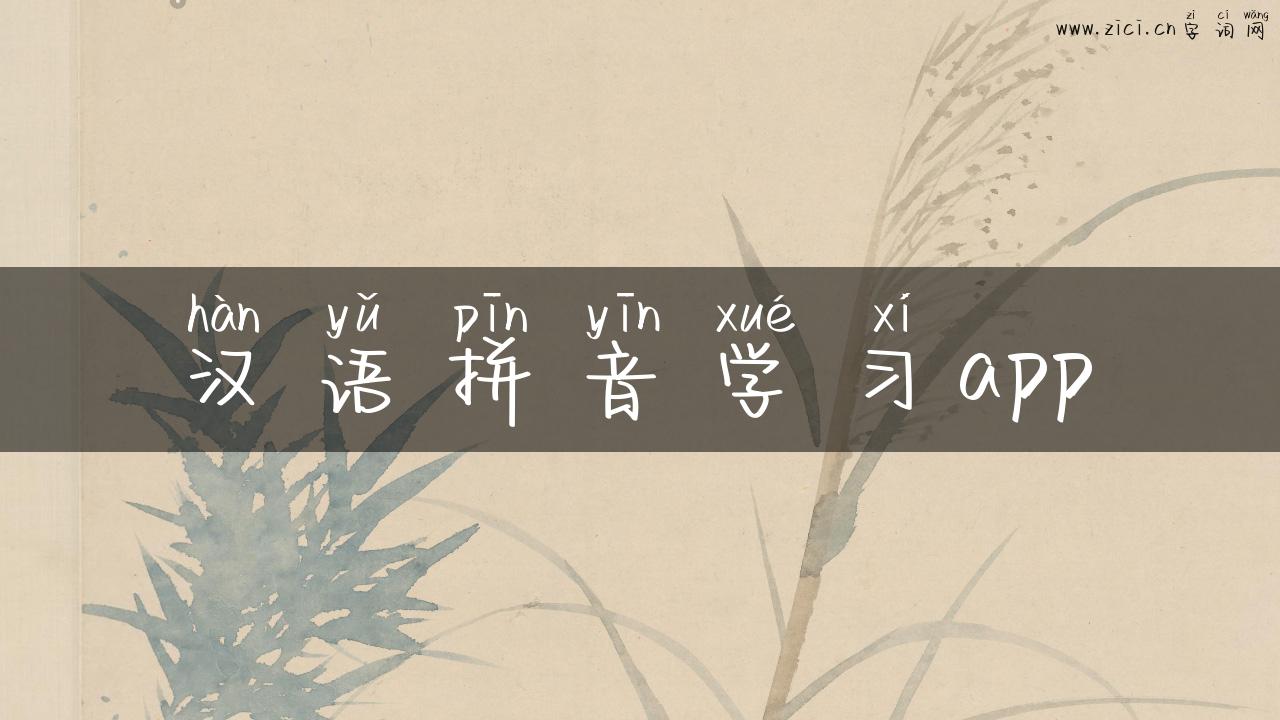 汉语拼音学习app