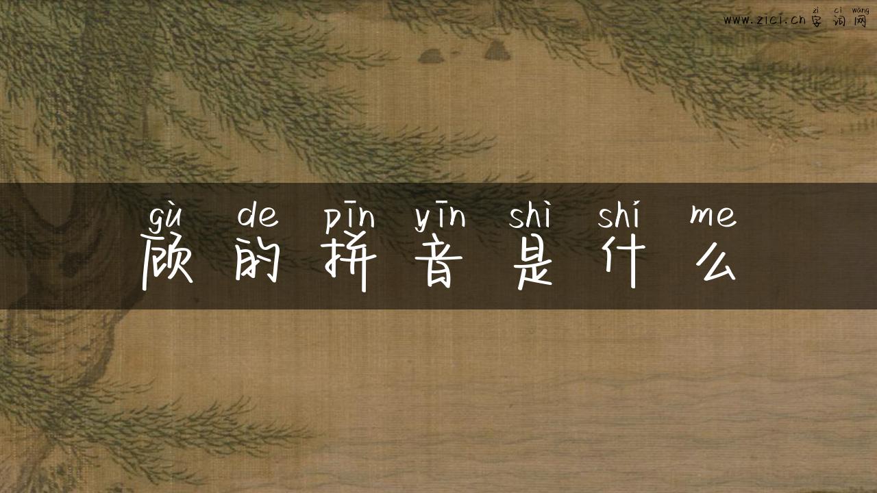 顾的拼音是什么