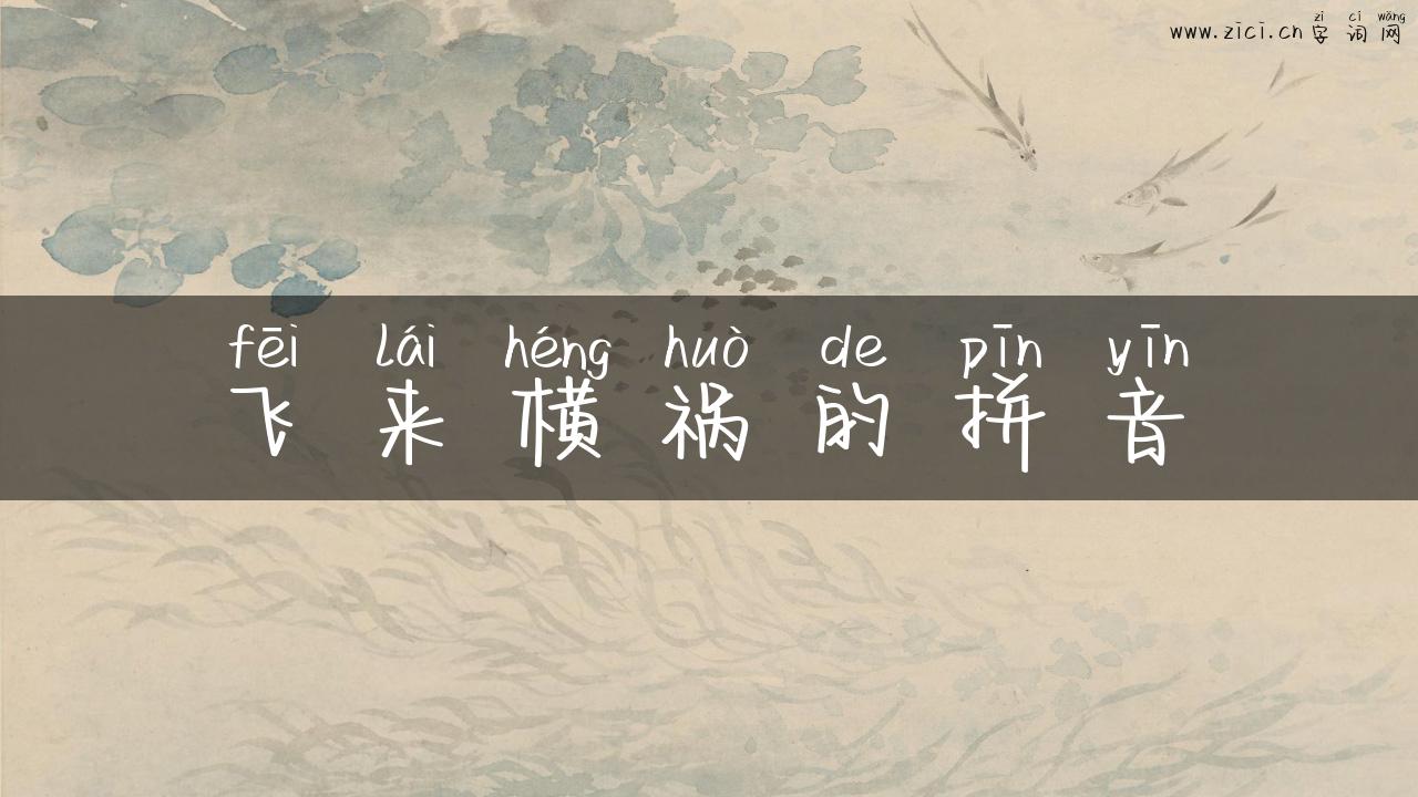 飞来横祸的拼音