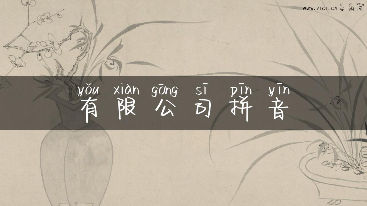 有限公司拼音