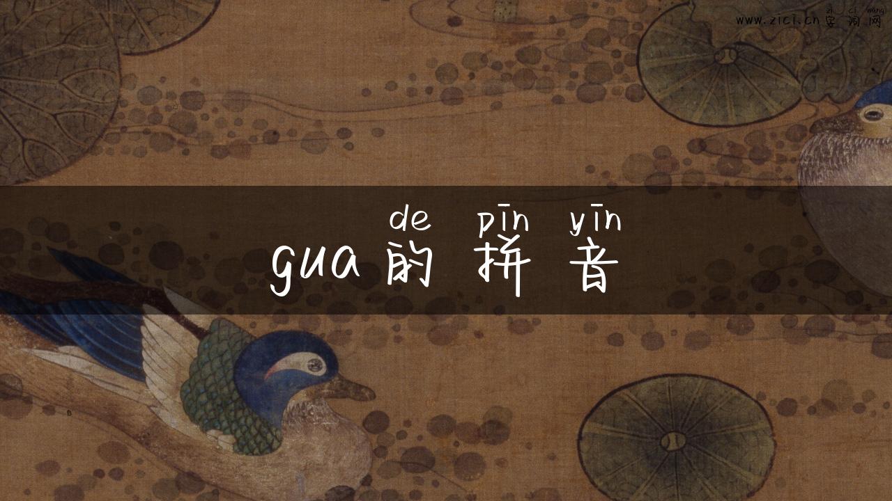 gua的拼音