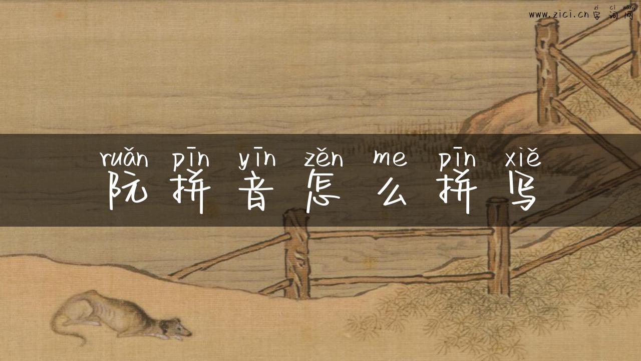 阮拼音怎么拼写