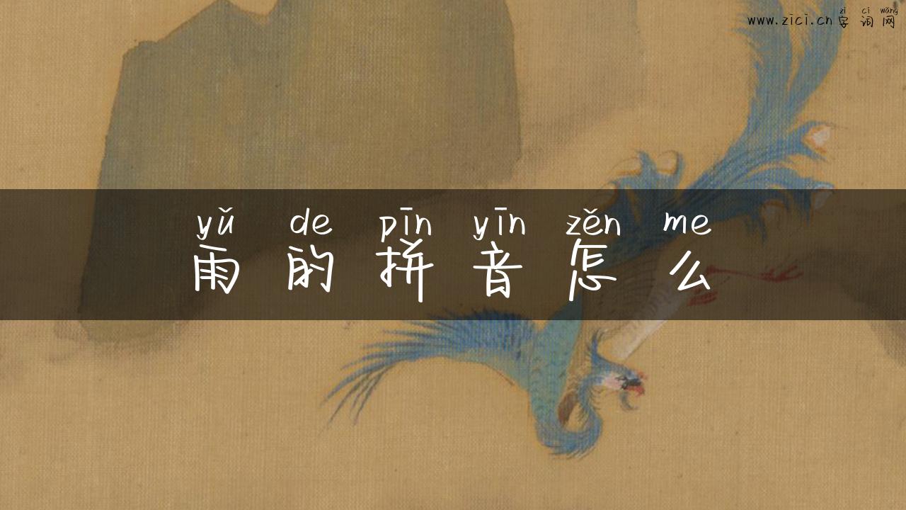 雨的拼音怎么