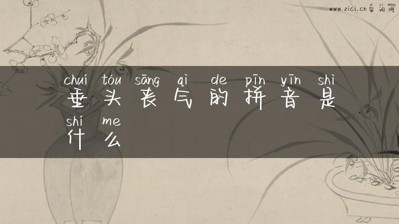 垂头丧气的拼音是什么